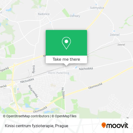 Kinisi centrum fyzioterapie map