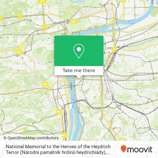 National Memorial to the Heroes of the Heydrich Terror (Národní památník hrdinů heydrichiády) map