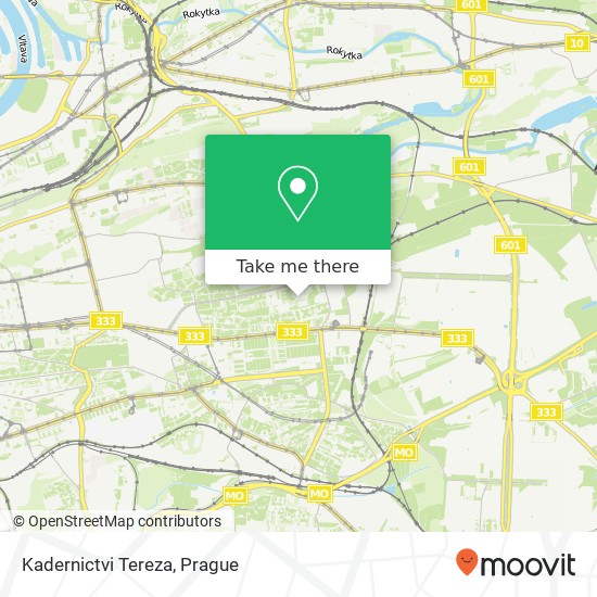 Kadernictvi Tereza map