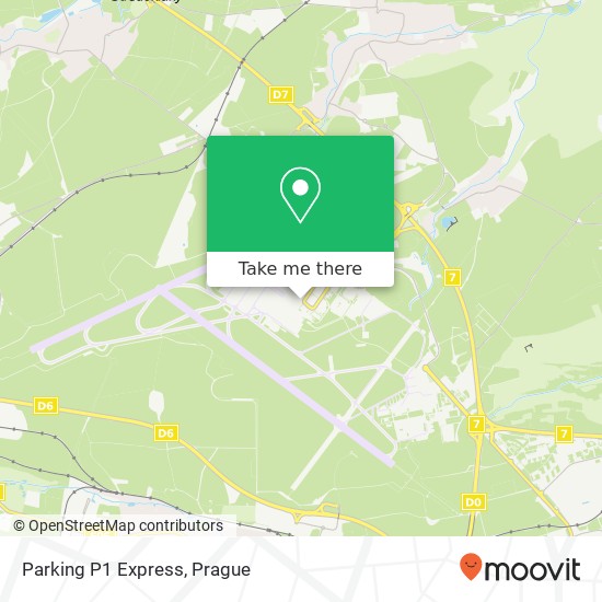 Parking P1 Express map