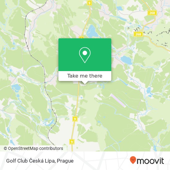 Golf Club Česká Lípa map