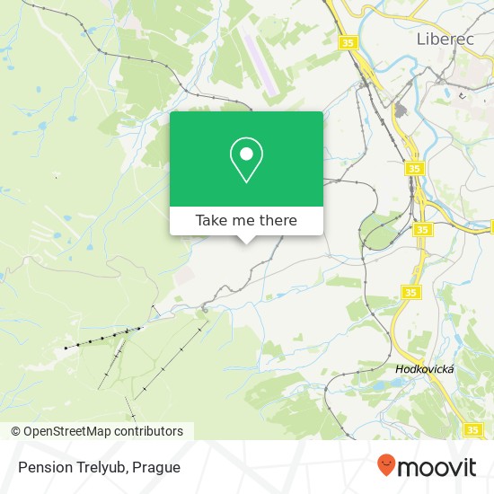 Pension Trelyub map