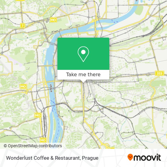 Карта Wonderlust Coffee & Restaurant