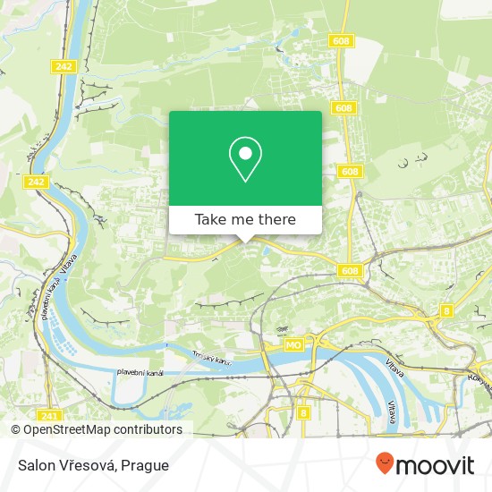 Salon Vřesová map