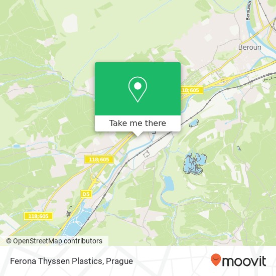 Ferona Thyssen Plastics map