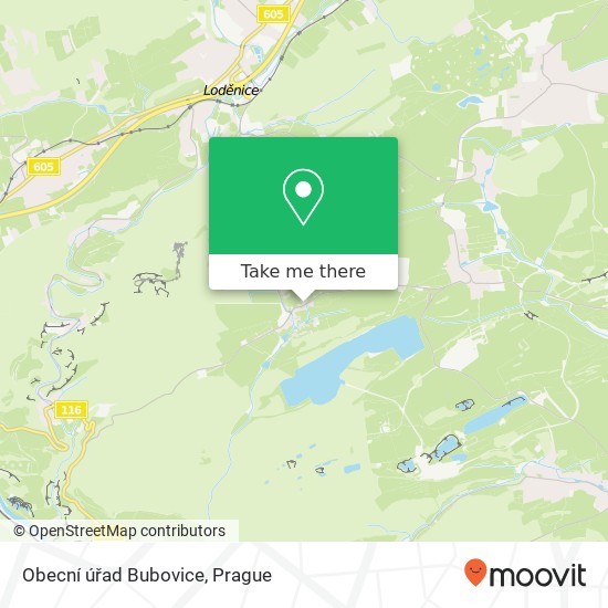 Obecní úřad Bubovice map