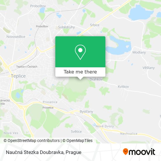 Naučná Stezka Doubravka map
