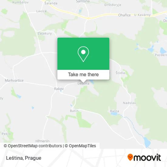 Карта Leština