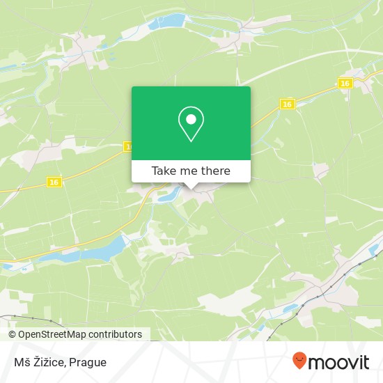 Mš Žižice map