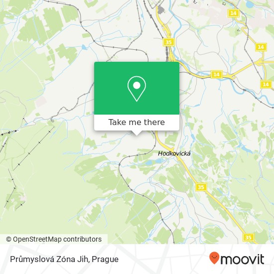 Карта Průmyslová Zóna Jih