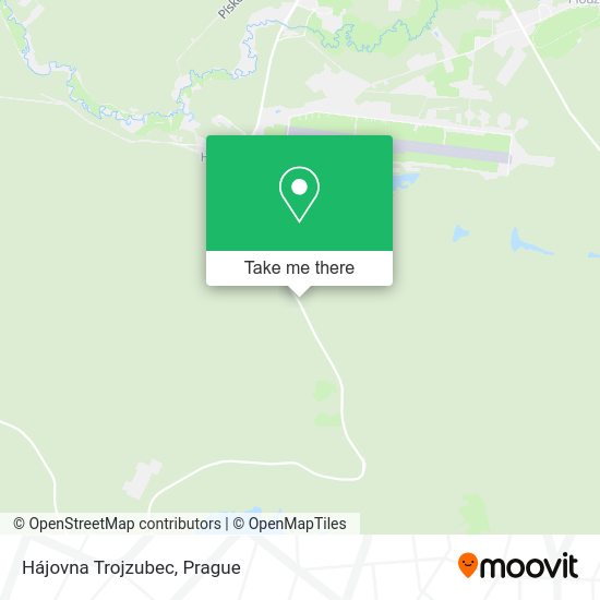 Карта Hájovna Trojzubec