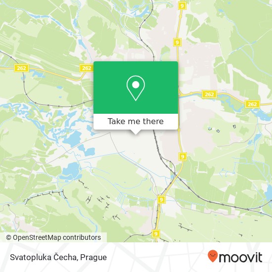 Svatopluka Čecha map