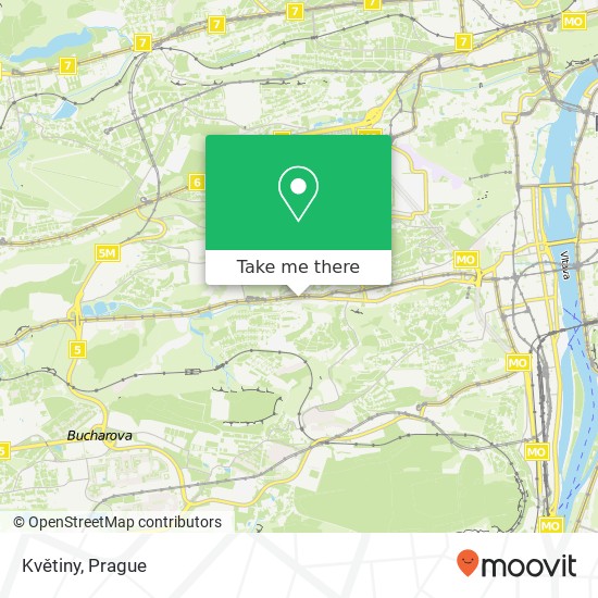 Květiny map