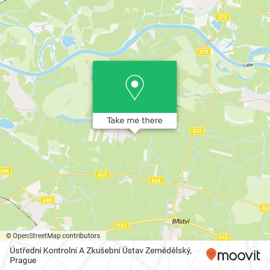 Ústřední Kontrolní A Zkušební Ústav Zemědělský map