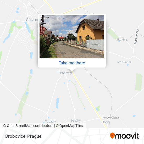 Drobovice map