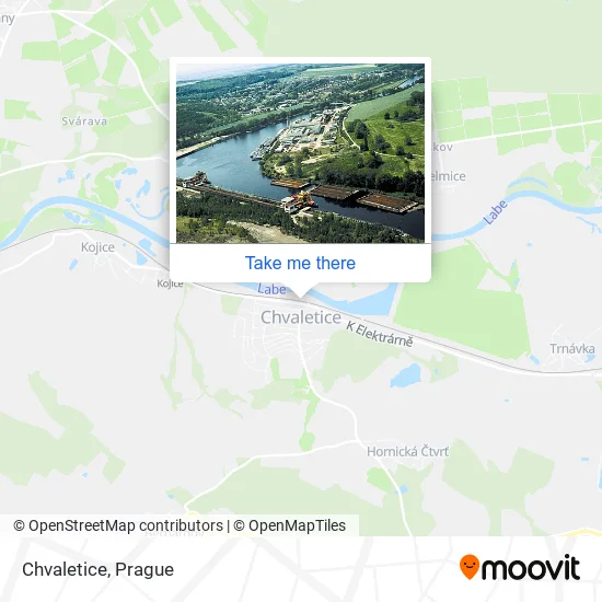 Карта Chvaletice