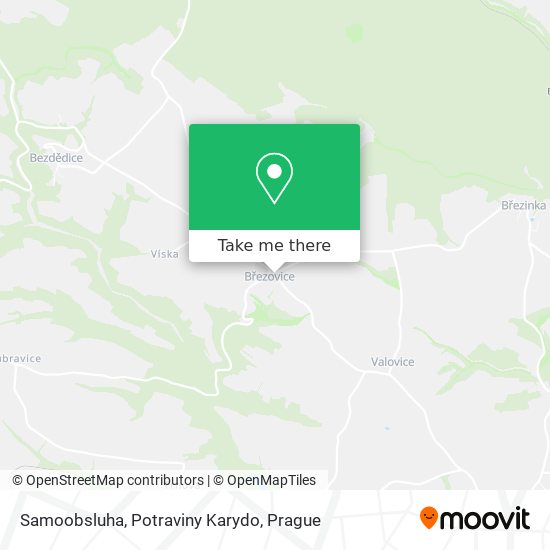Samoobsluha, Potraviny Karydo map