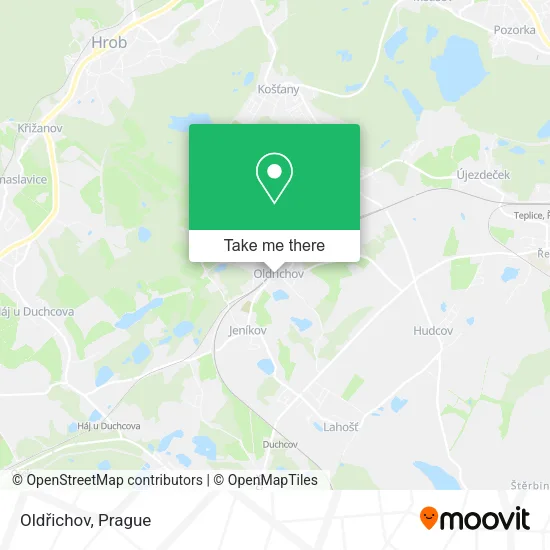 Карта Oldřichov