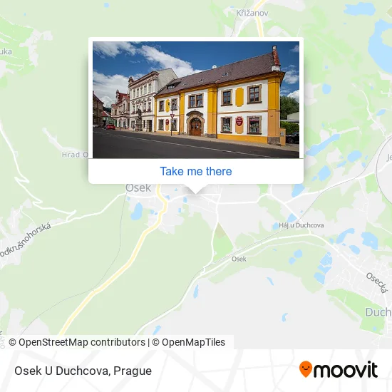 Карта Osek U Duchcova