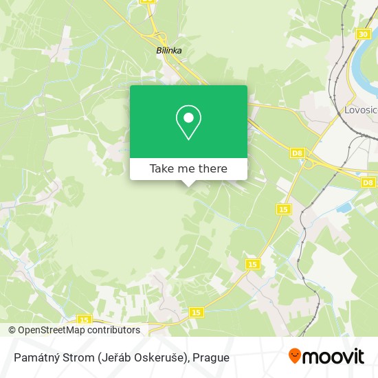 Památný Strom (Jeřáb Oskeruše) map