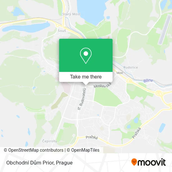 Карта Obchodní Dům Prior