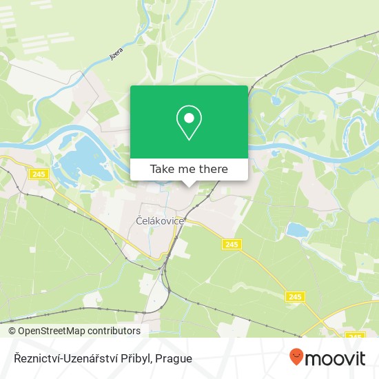 Řeznictví-Uzenářství Přibyl map