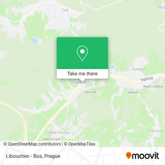 Libouchec - Bus map