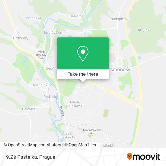 Карта 9.Zš Pastelka