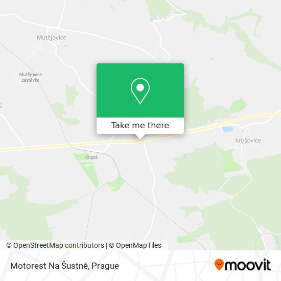 Motorest Na Šustně map
