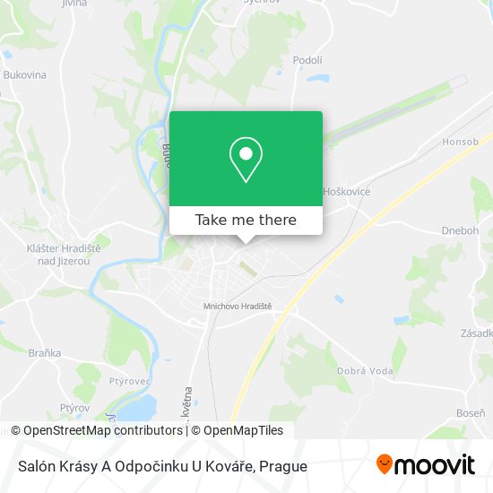 Salón Krásy A Odpočinku U Kováře map