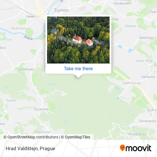 Карта Hrad Valdštejn