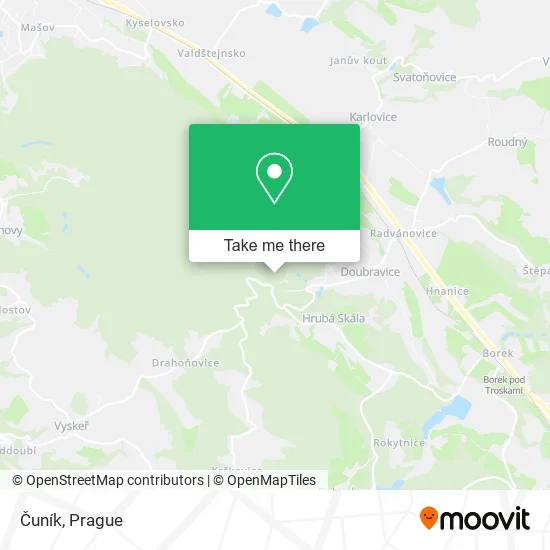 Карта Čuník