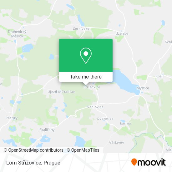 Lom Střížovice map