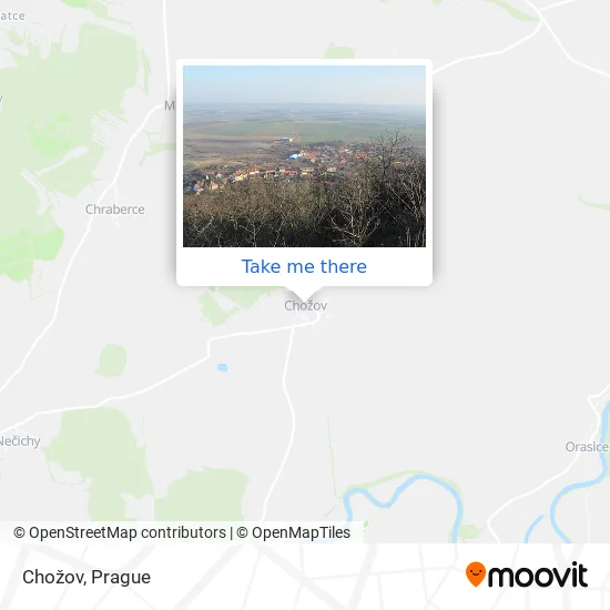 Карта Chožov