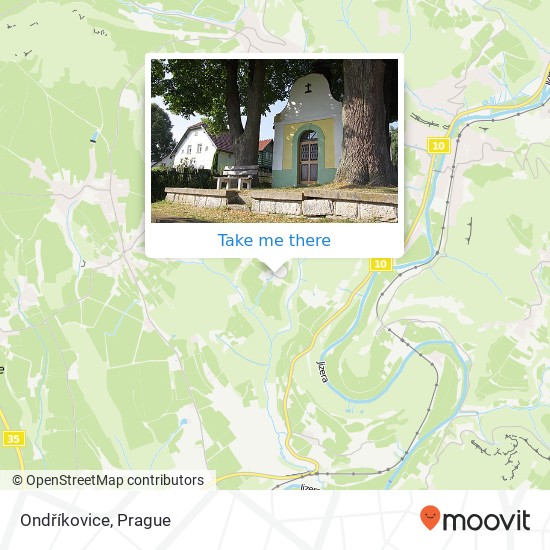 Ondříkovice map