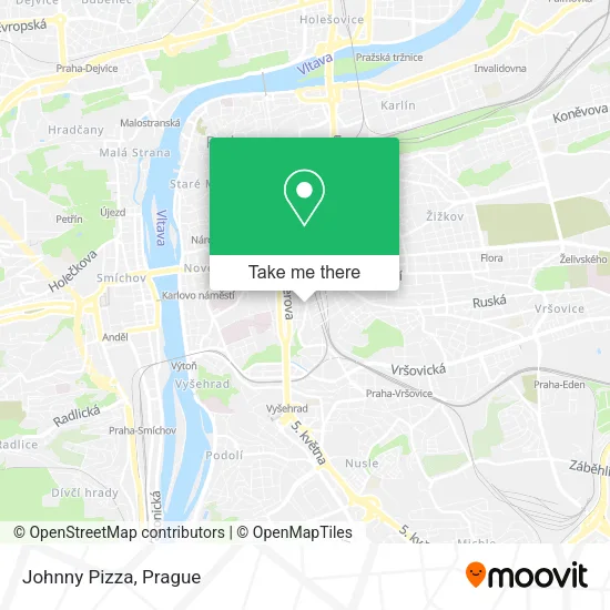Карта Johnny Pizza