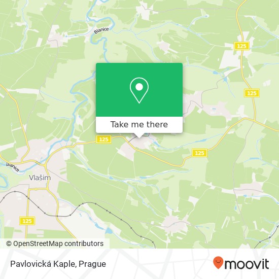 Pavlovická Kaple map