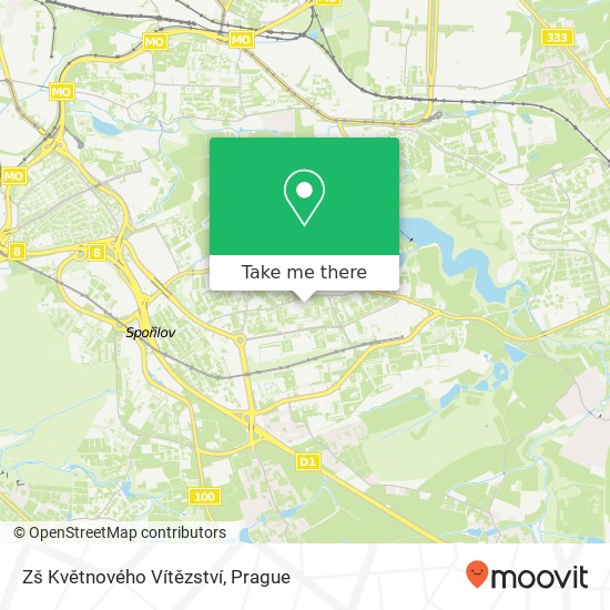 Zš Květnového Vítězství map