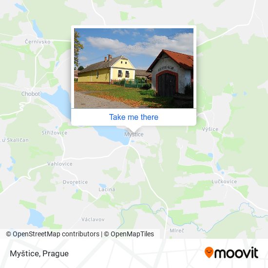 Myštice map