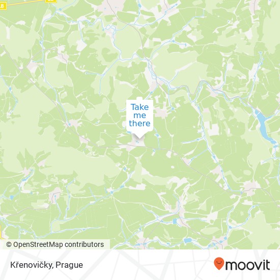 Карта Křenovičky