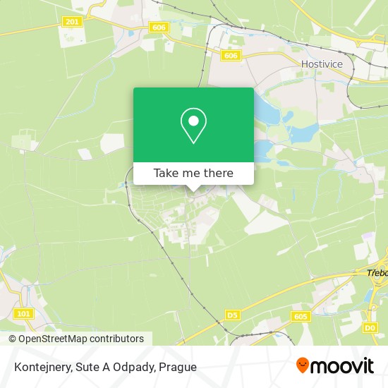 Kontejnery, Sute A Odpady map