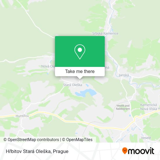 Карта Hřbitov Stará Oleška