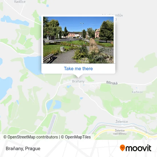 Карта Braňany