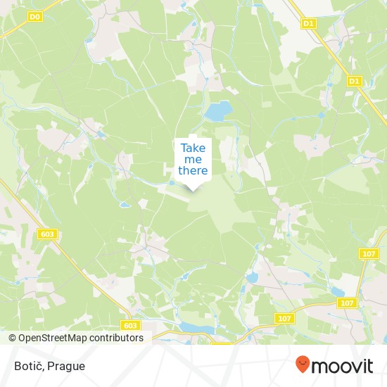 Botič map