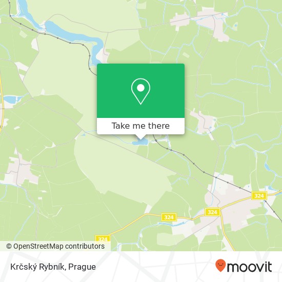 Krčský Rybník map