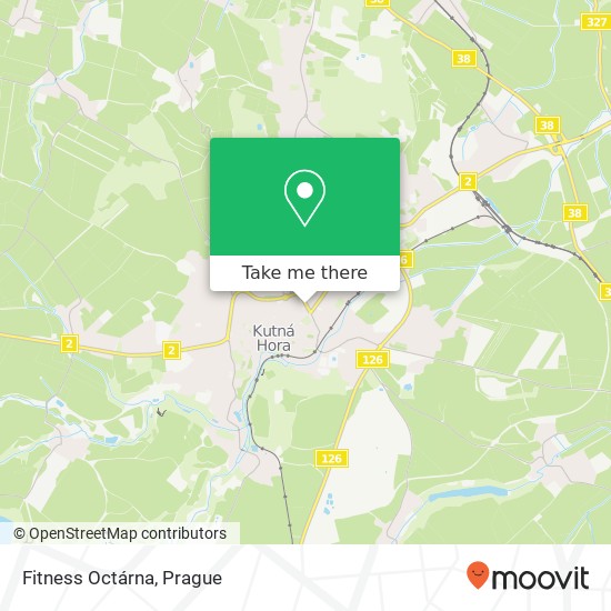 Fitness Octárna map