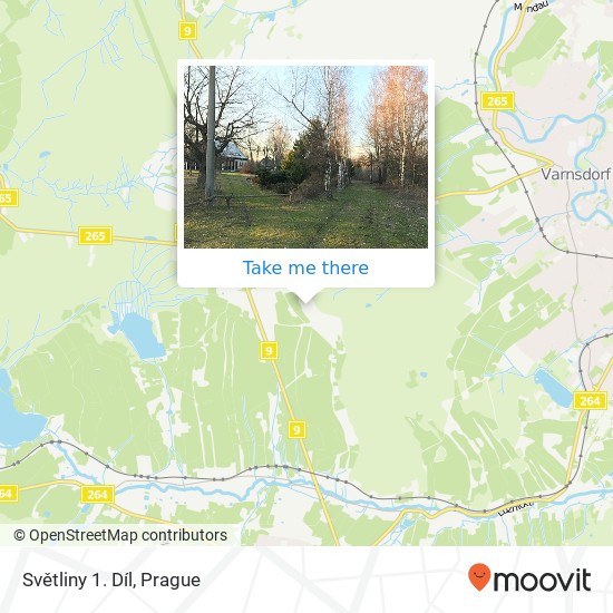 Světliny 1. Díl map