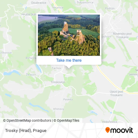 Карта Trosky (Hrad)