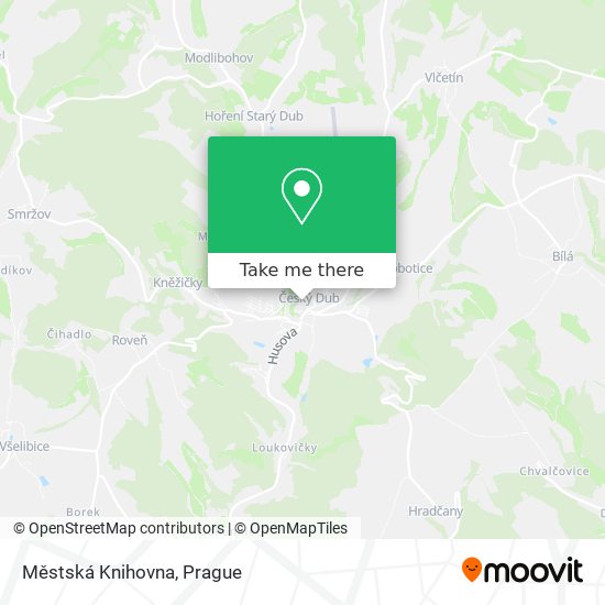 Městská Knihovna map