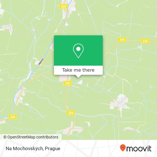 Na Mochovských map